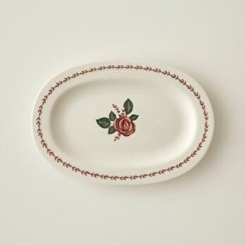 Rose Porselen Sunum Tabağı (25 cm)