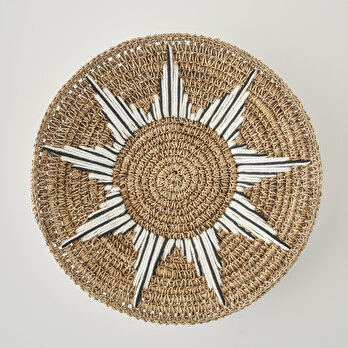 Muse Duvar Tabağı Naturel (40 cm)