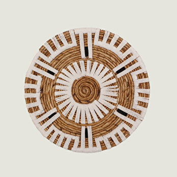 Aura Duvar Tabağı Naturel (40 cm)
