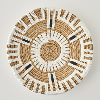 Aura Duvar Tabağı Naturel (40 cm)