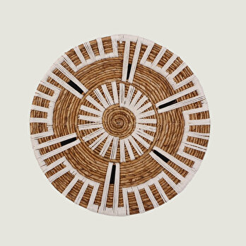 Aura Duvar Tabağı Naturel (50 cm)