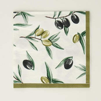 Olive 100'lü Kağıt Peçete (33x33 cm)