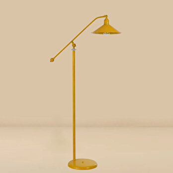 Piper Metal Başlıklı Lambader Sarı (25x30x155 cm)