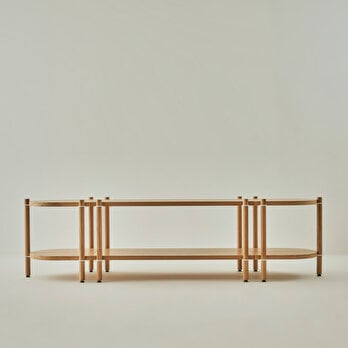 Cosmos Modüler 3 Parça TV Ünitesi Meşe-Beyaz (183x48x48 cm)
