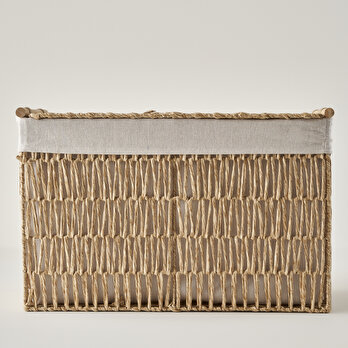 Sand Organizer Hasır Sepet Naturel (57x36x37 cm)