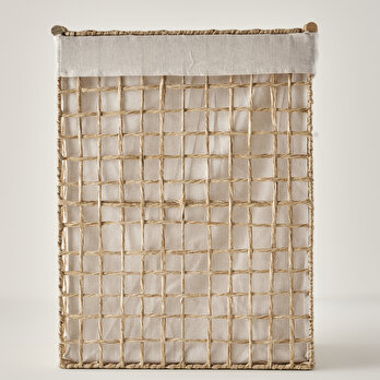 Sand Hasır Çamaşır Sepeti Naturel (43x35x56 cm)